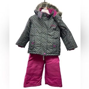 Oshkosh jacket and snow pants 24M